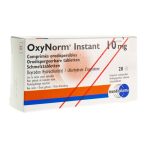 Oxycodone 10mg (Oxynorm Instant smelttablet)